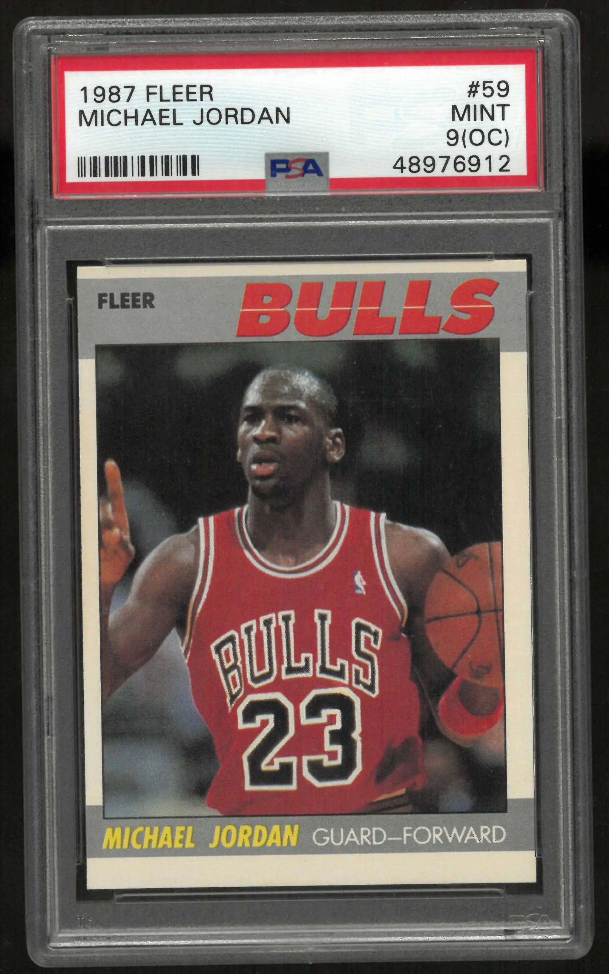 1987 Fleer Michael Jordan PSA 9 