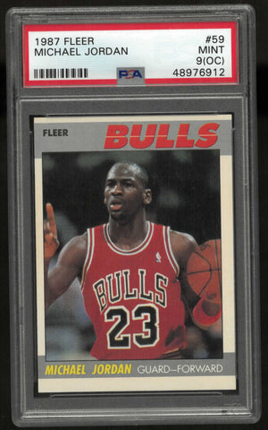 1987 Fleer Michael Jordan PSA 9 