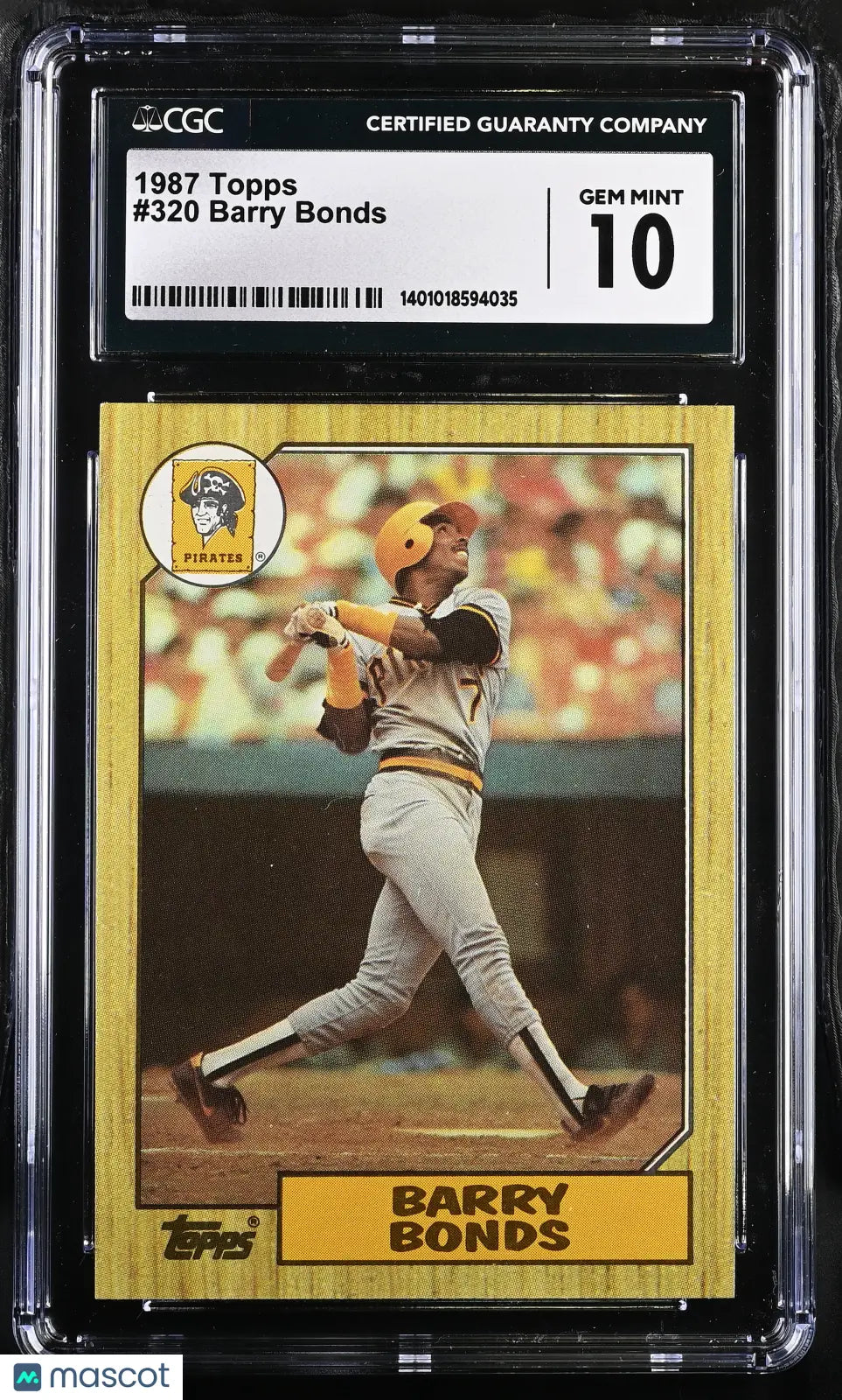 1987 Topps Barry Bonds #320 CGC 10 