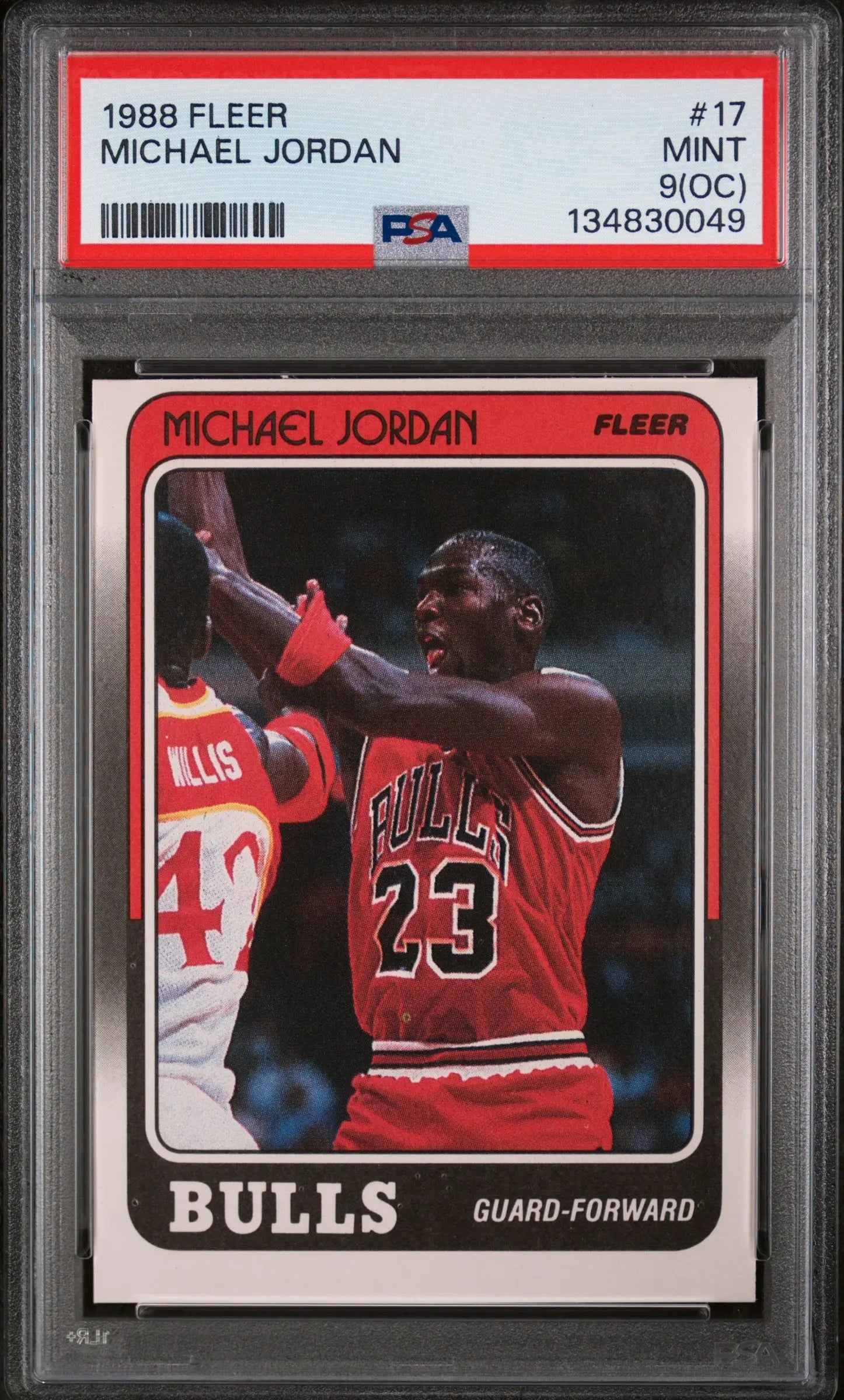 1988 Fleer Michael Jordan PSA 9 