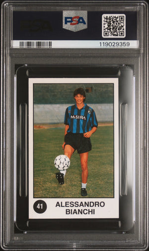 1988 Panini Supersport Italian Mike Tyson Bianchi PSA 8 