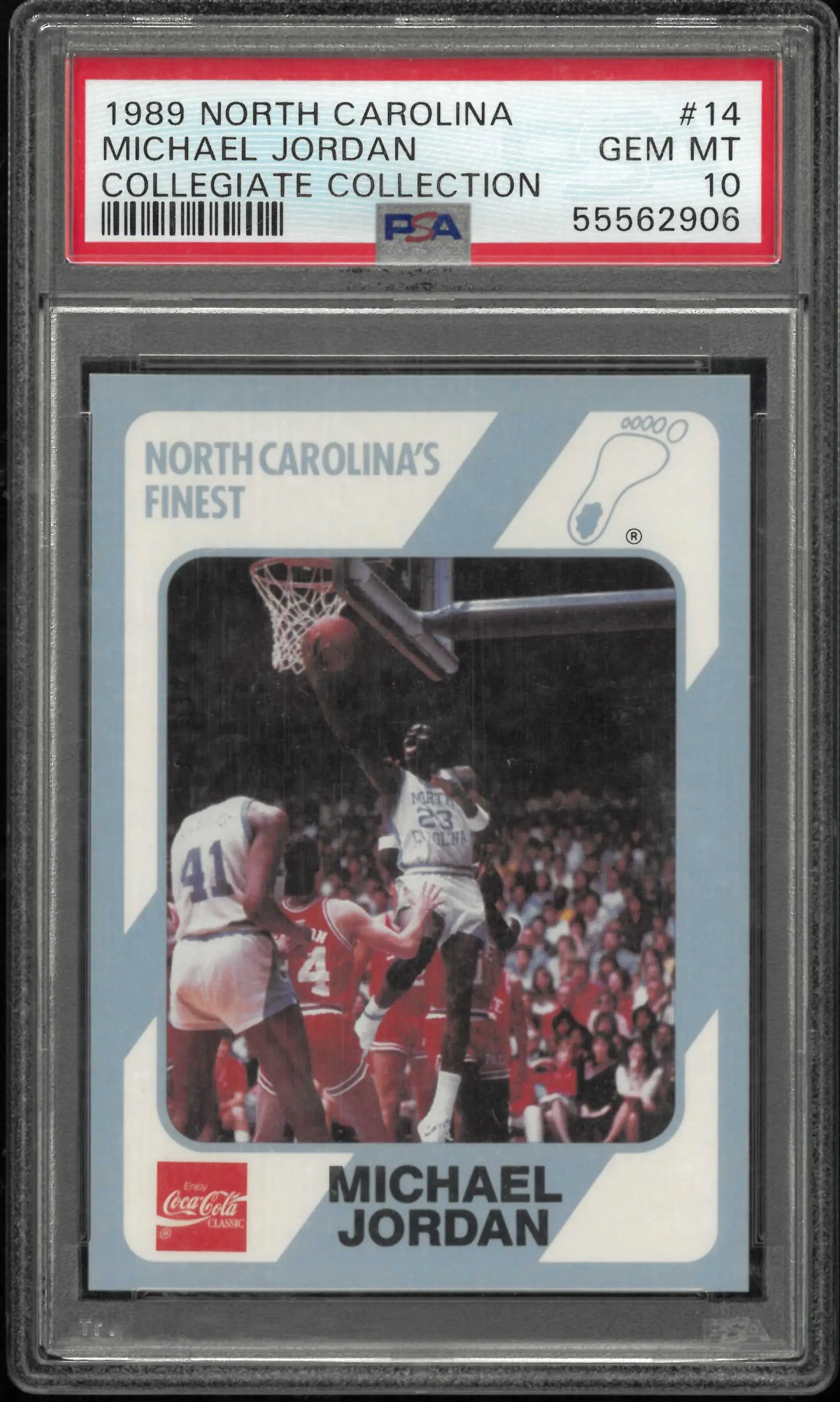 1989 Collegiate Collection North Carolina Michael Jordan Tar Heel Career PSA 10 