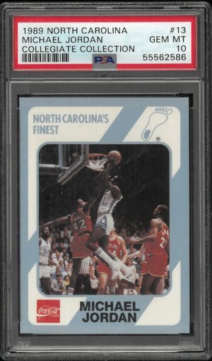 1989 Collegiate Collection North Carolina Michael Jordan Tar Heel PSA 10 