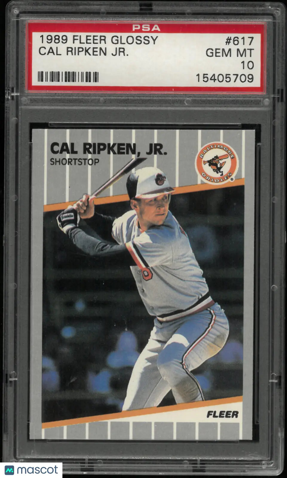 1989 Fleer Glossy Cal Ripken JR. PSA 10 