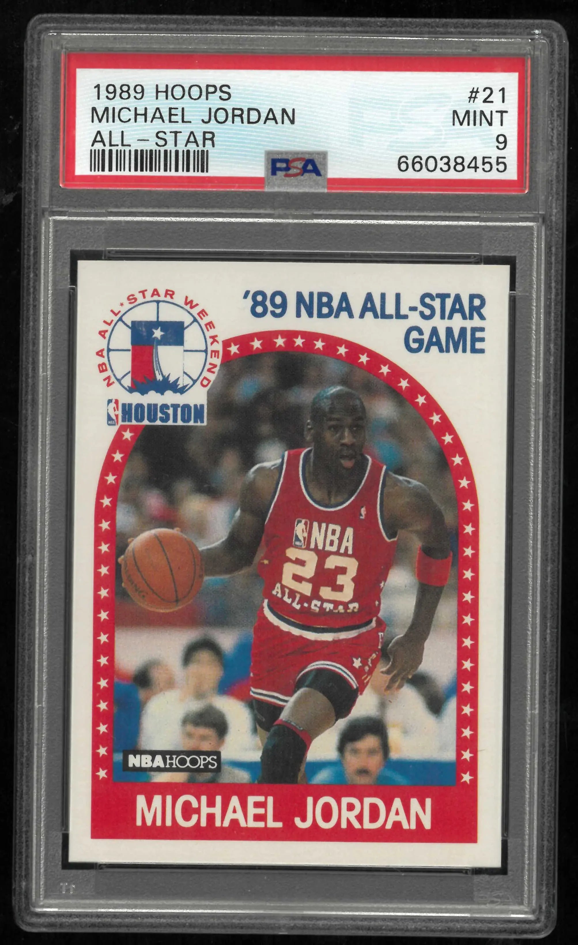 1989 Hoops Michael Jordan All-Star PSA 9 
