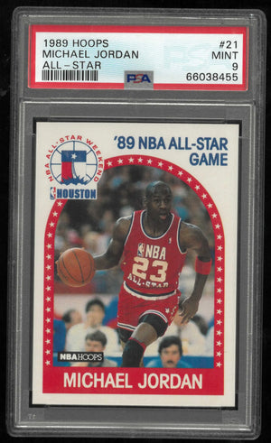 1989 Hoops Michael Jordan All-Star PSA 9 