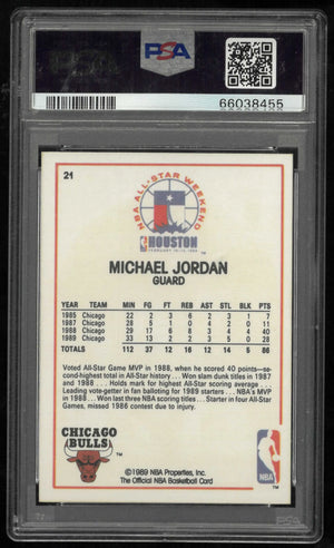 1989 Hoops Michael Jordan All-Star PSA 9 