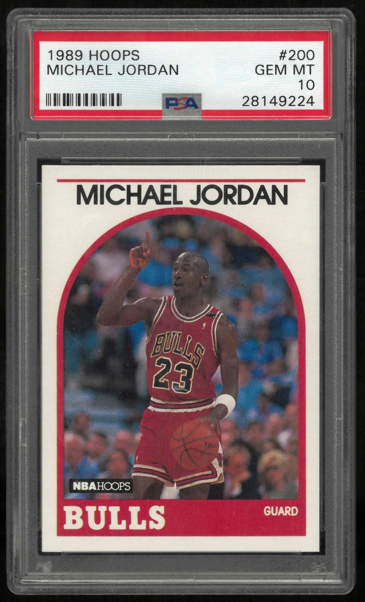 1989 Hoops Michael Jordan PSA 10 