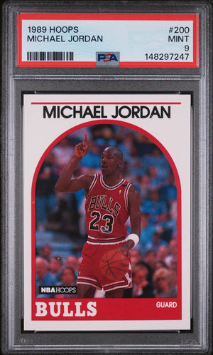 1989 Hoops Michael Jordan PSA 9 