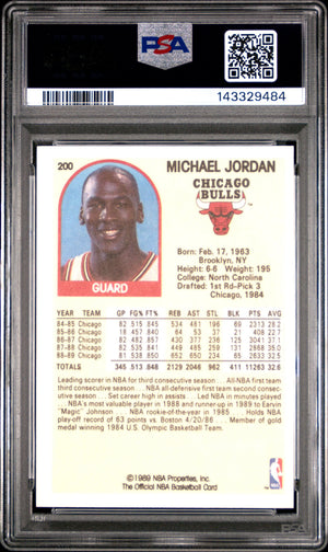 1989 Hoops Michael Jordan #200 PSA 9 