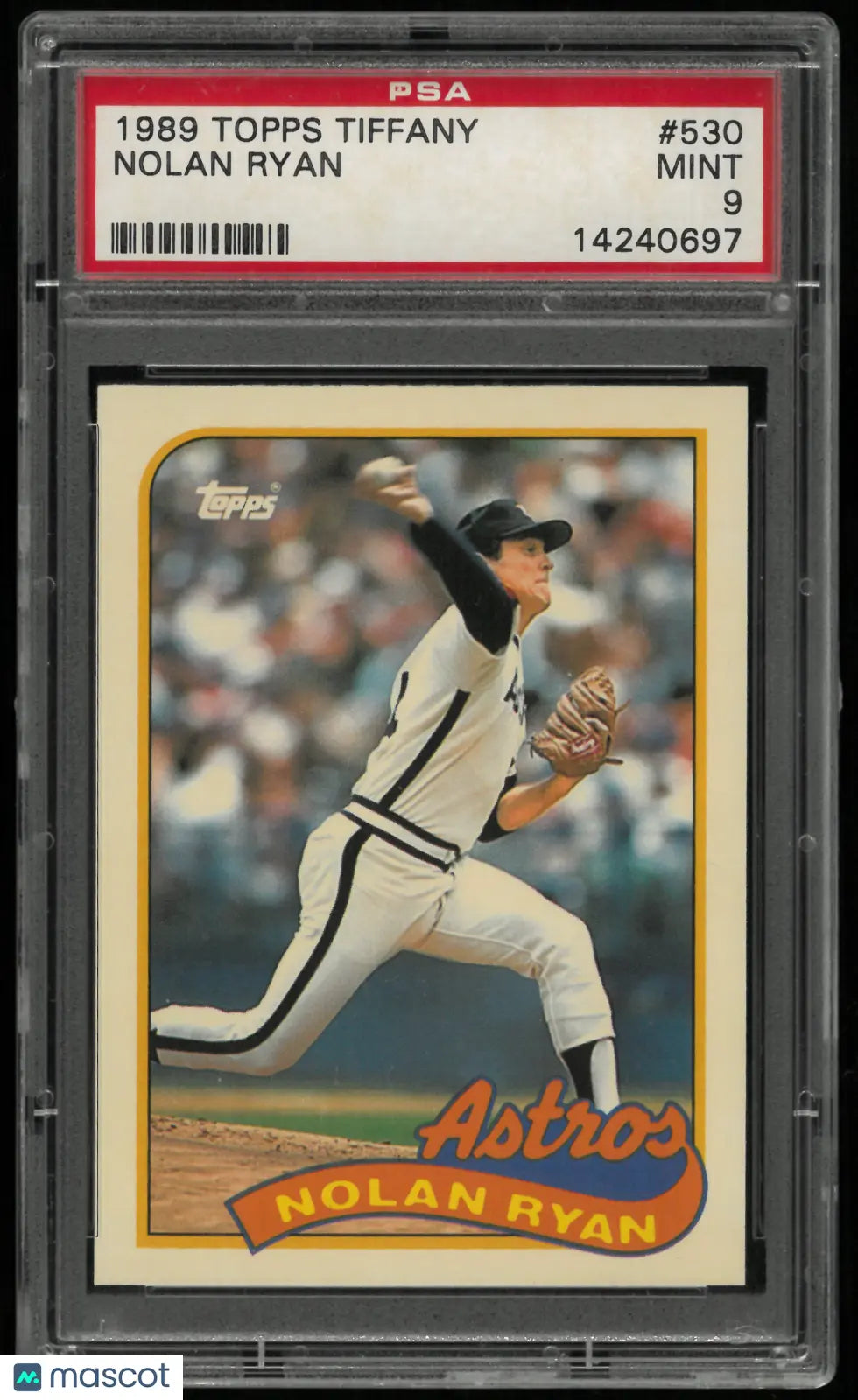 1989 Topps Tiffany Nolan Ryan PSA 9 