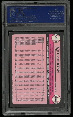 1989 Topps Tiffany Nolan Ryan PSA 9 