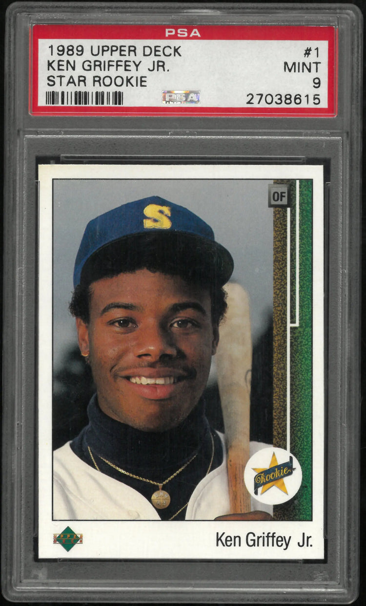 1989 Upper Deck Baseball Ken Griffey JR. #1 Rookie RC PSA 9 