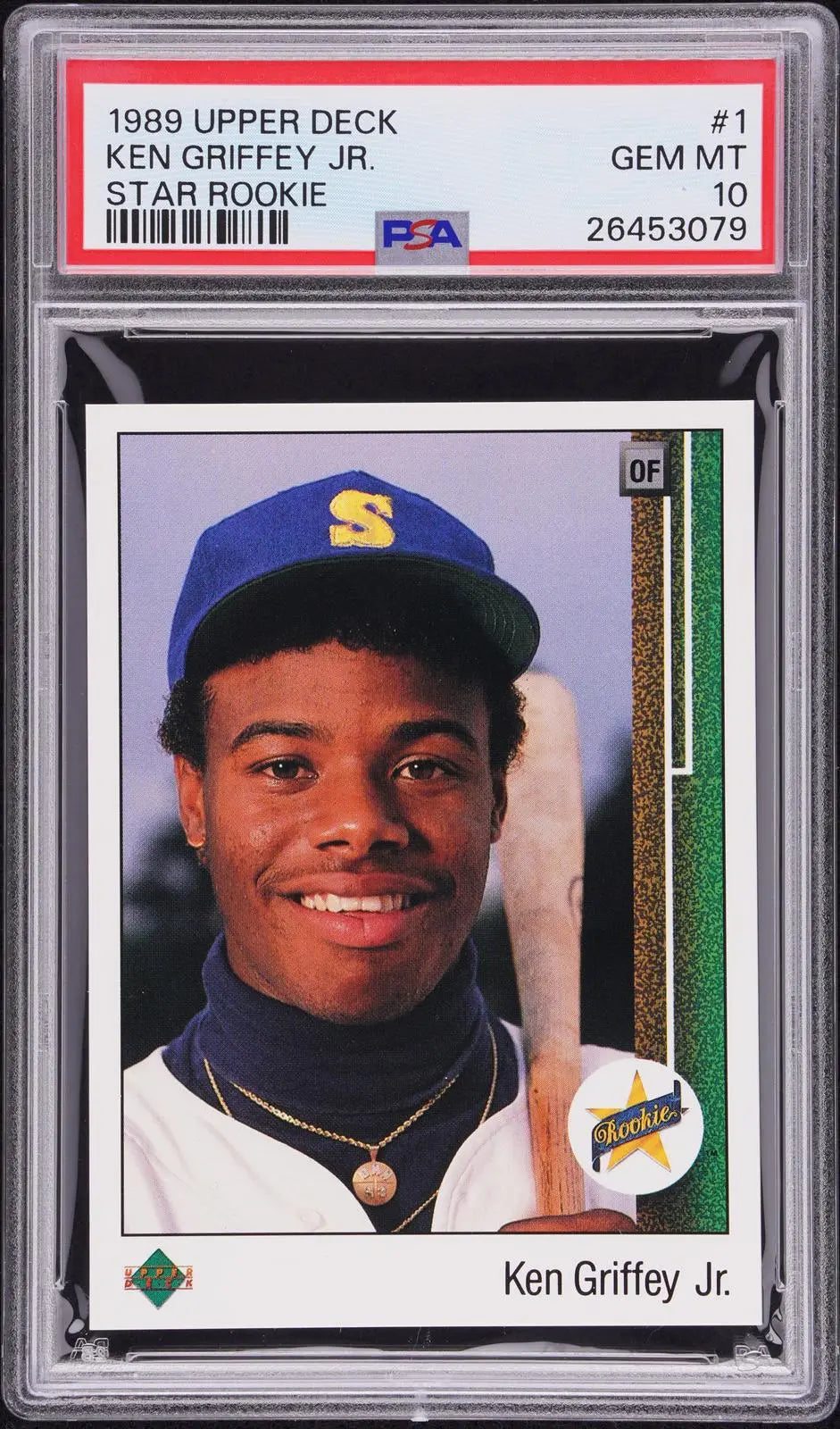 1989 Upper Deck Baseball Star Rookie Ken Griffey Jr. RC PSA 10 