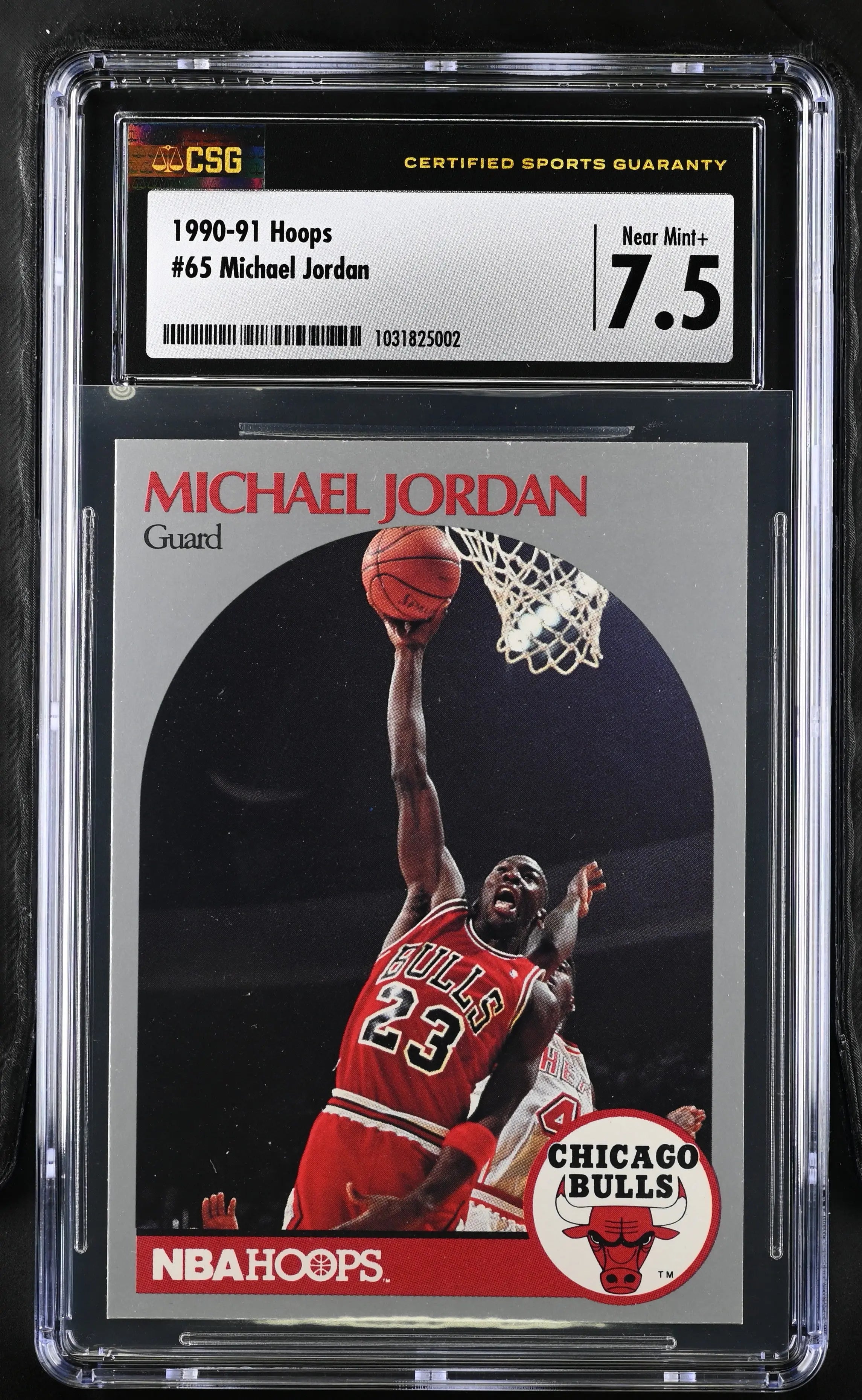 1990-91 Hoops Michael Jordan CGC 7.5 