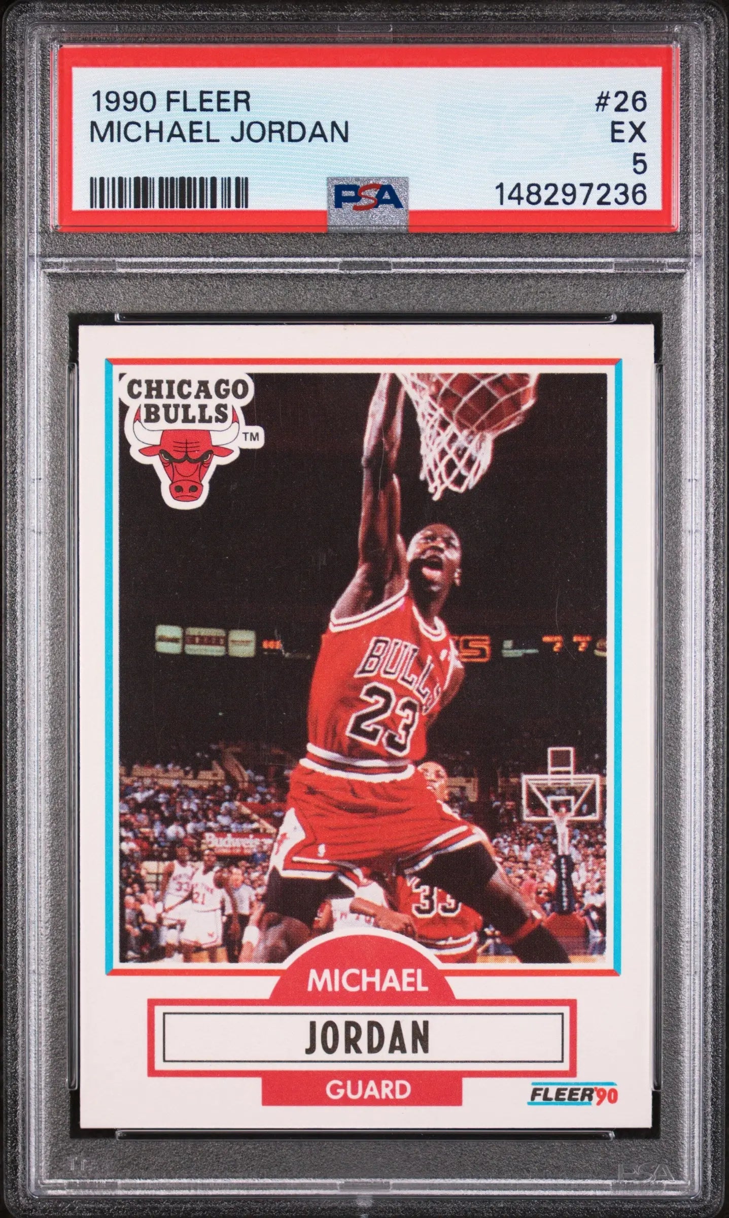 1990 Fleer Michael Jordan  PSA 5 