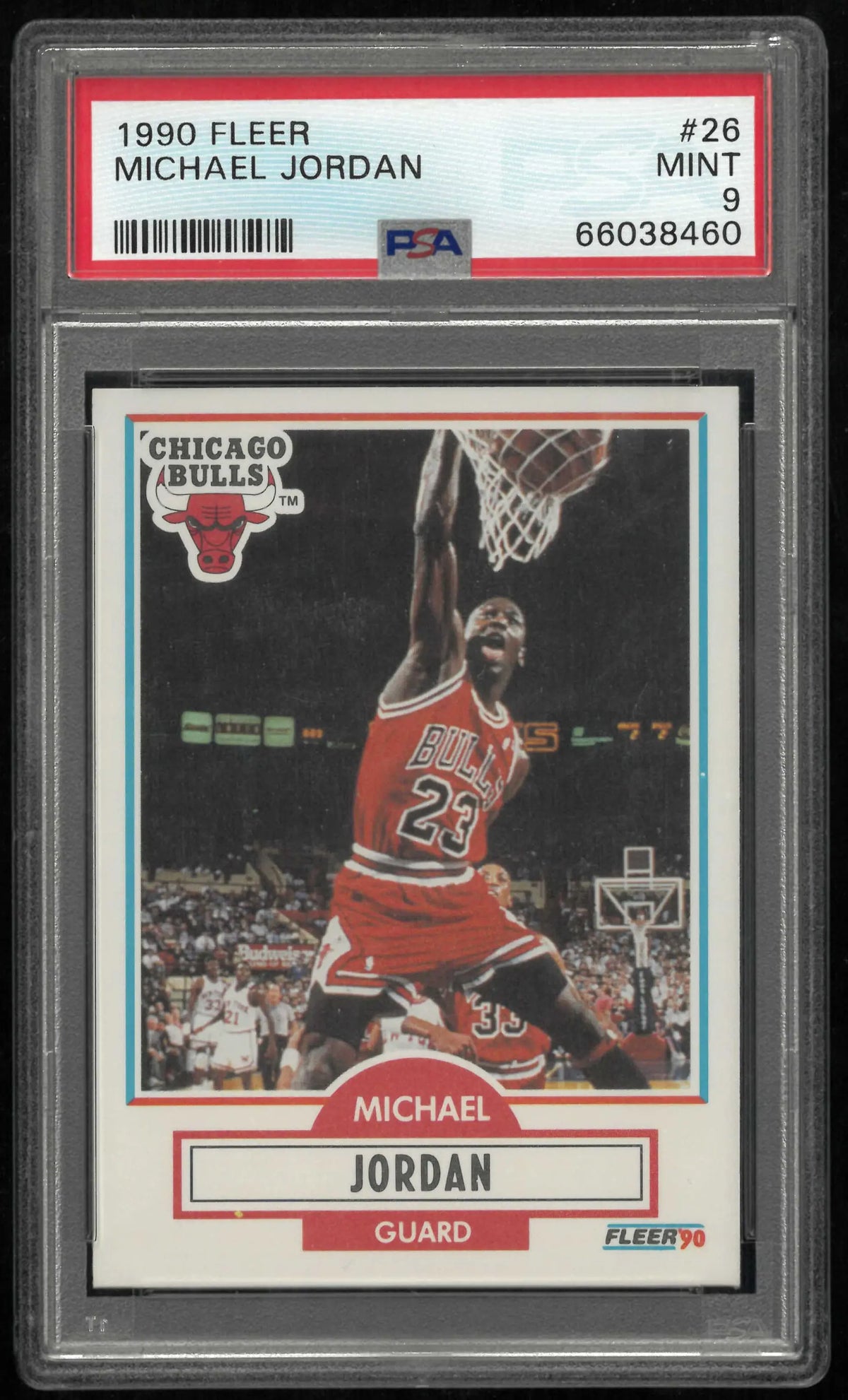 1990 Fleer Michael Jordan PSA 9 