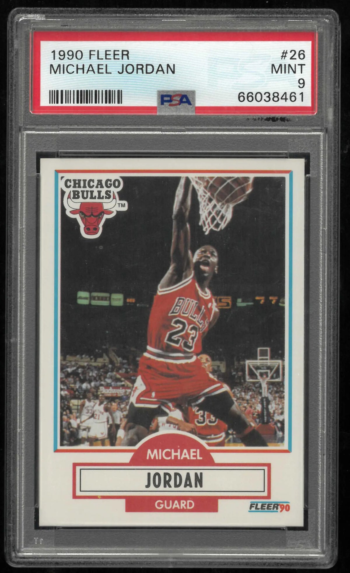 1990 Fleer Michael Jordan PSA 9 