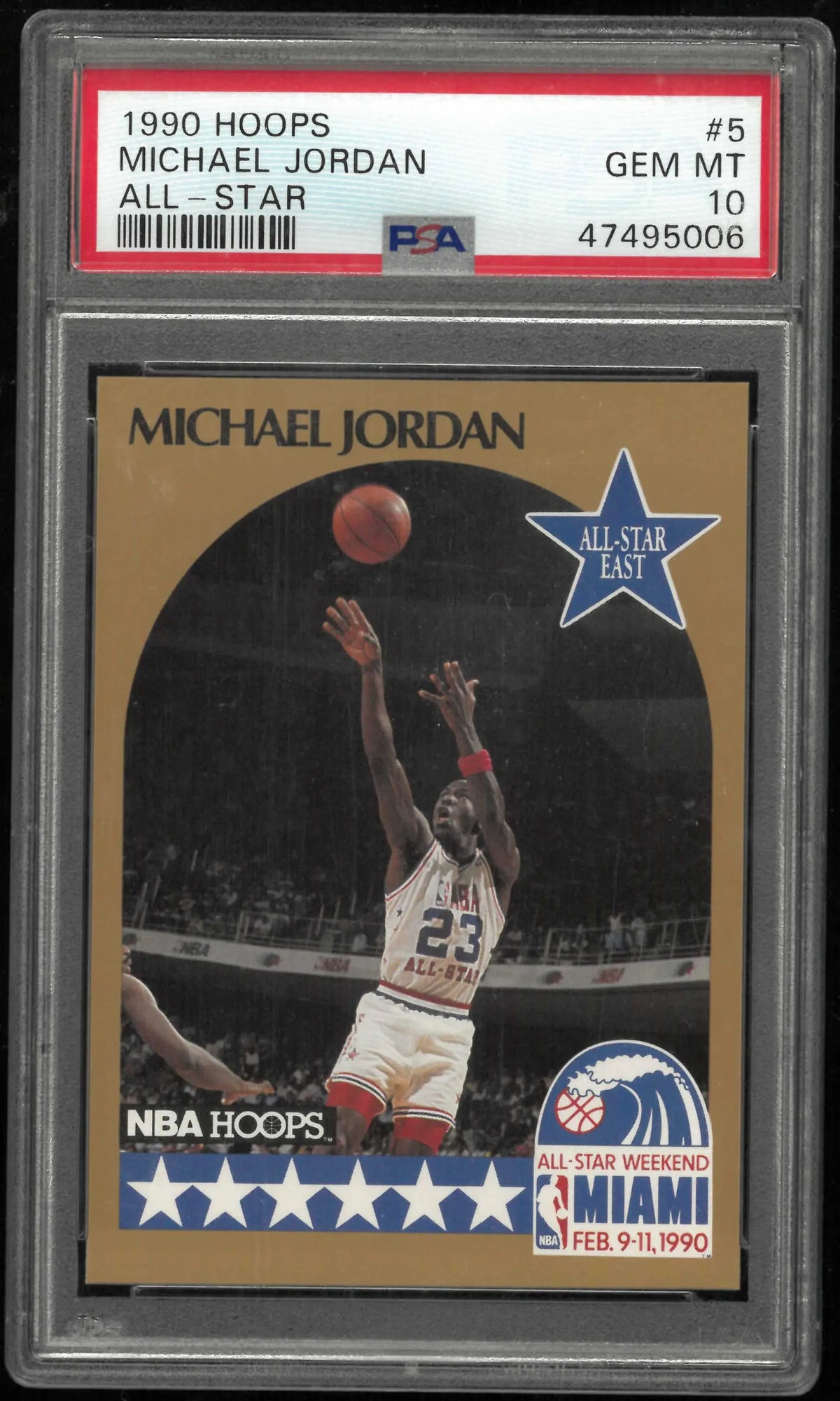 1990 Hoops Michael Jordan All-Star PSA 10 