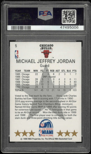 1990 Hoops Michael Jordan All-Star PSA 10 