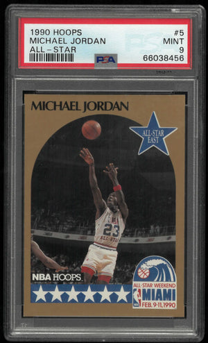 1990 Hoops Michael Jordan All-Star PSA 9 