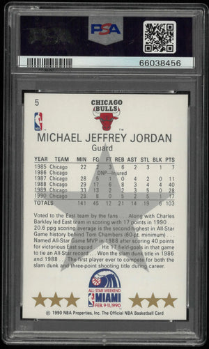 1990 Hoops Michael Jordan All-Star PSA 9 