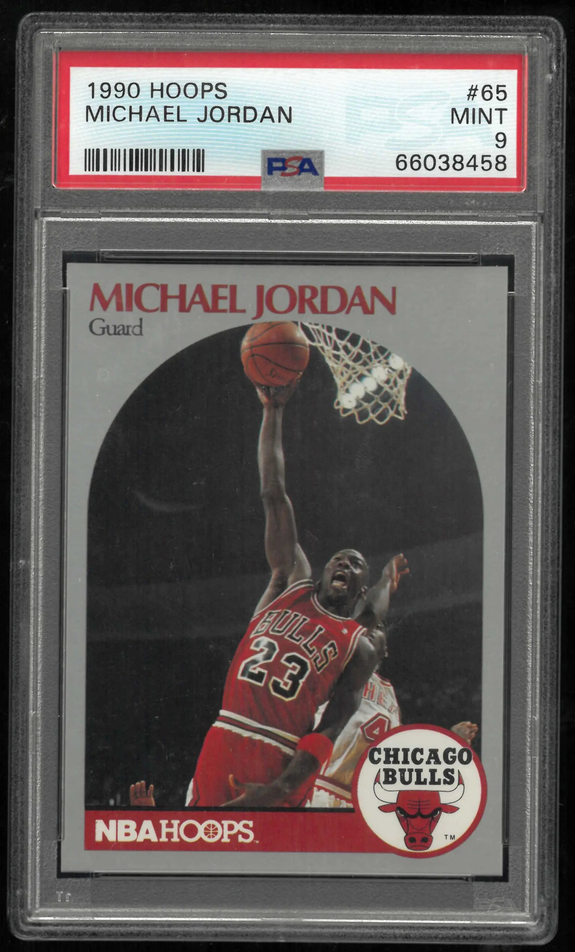 1990 Hoops Michael Jordan PSA 9 