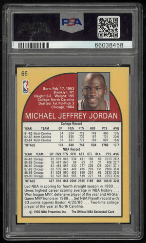 1990 Hoops Michael Jordan PSA 9 