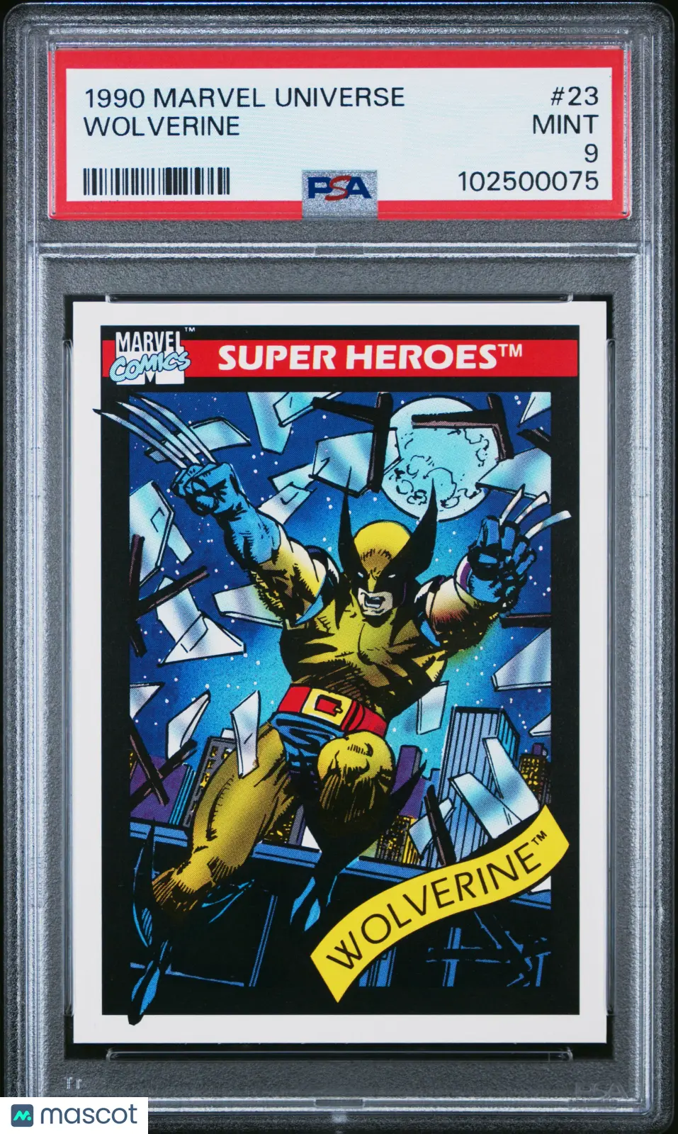1990 Marvel Universe Wolverine Super Heroes #23 PSA 9 