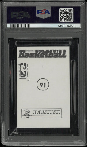 1990 Panini Sticker Michael Jordan Hand Cut PSA 9 
