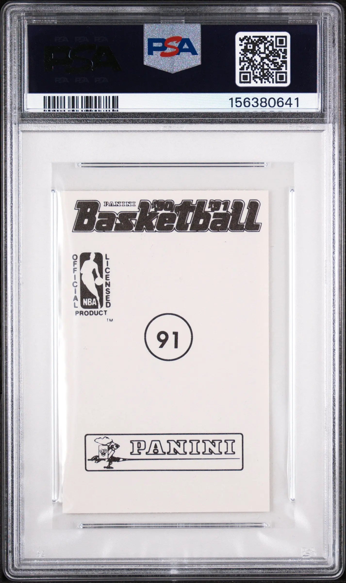 1990 Panini Sticker Michael Jordan Hand Cut PSA 9 