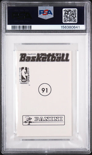 1990 Panini Sticker Michael Jordan Hand Cut PSA 9 