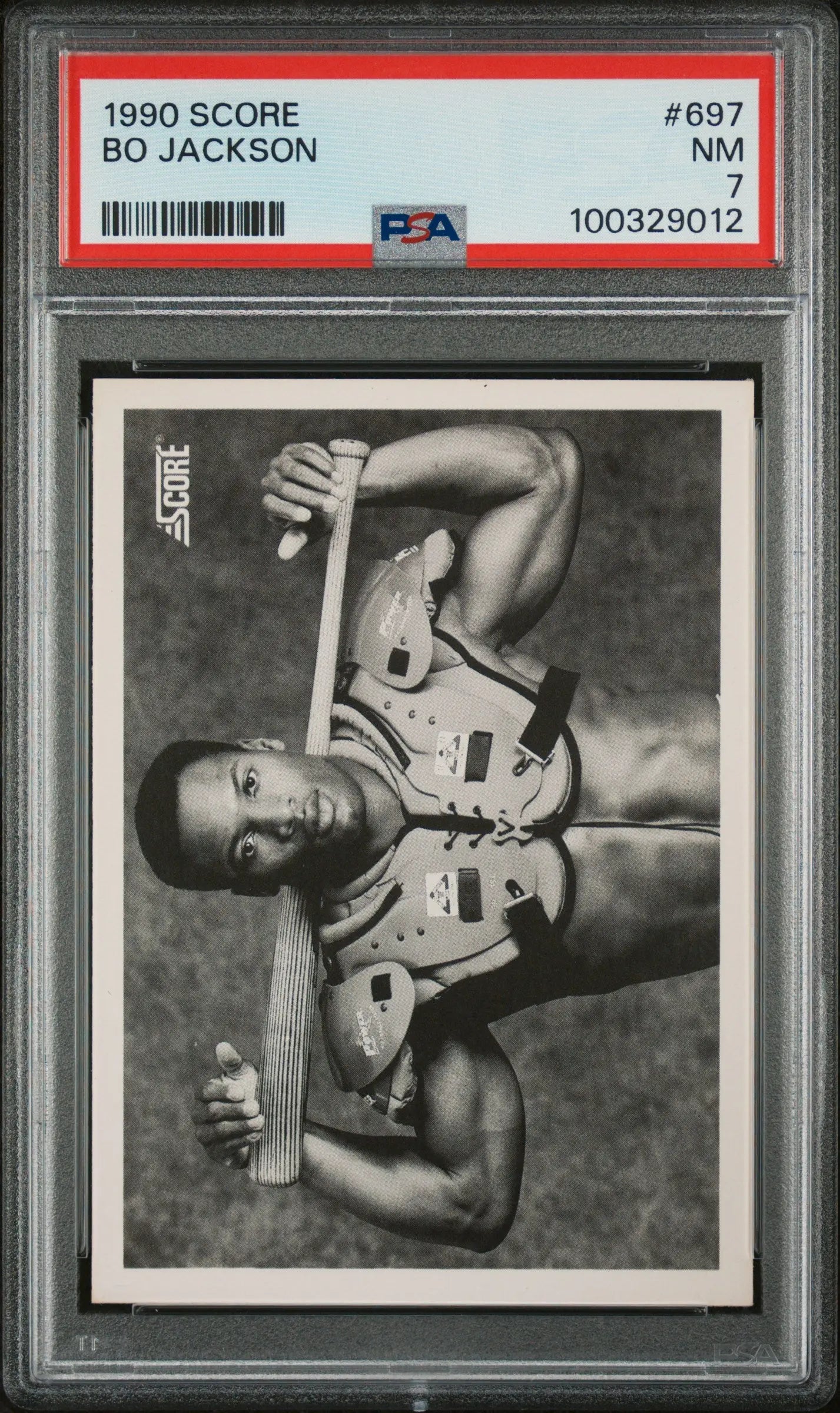 1990 Score Baseball Bo Jackson  PSA 7 
