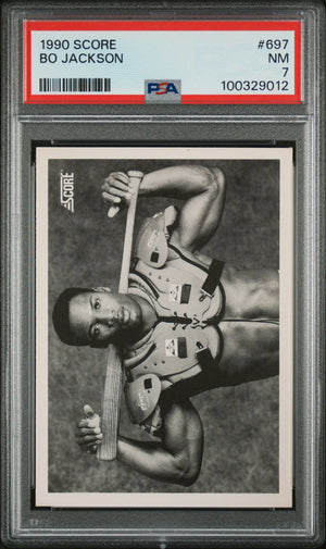 1990 Score Baseball Bo Jackson  PSA 7 