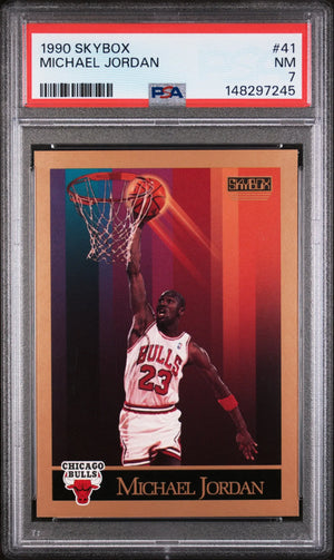 1990 Skybox Michael Jordan PSA 7 