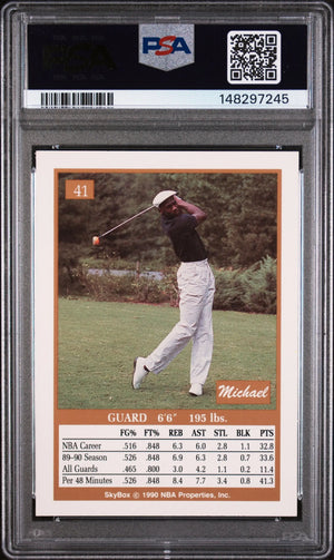 1990 Skybox Michael Jordan PSA 7 