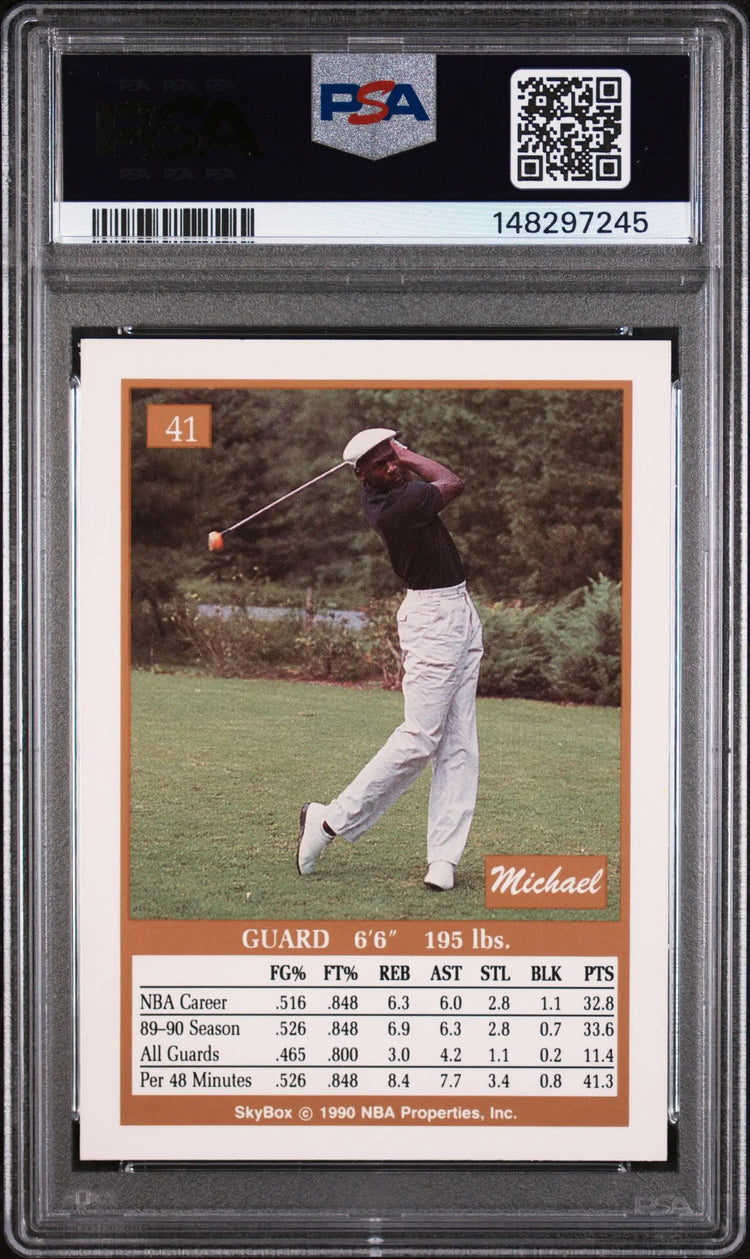 1990 Skybox Michael Jordan PSA 7 