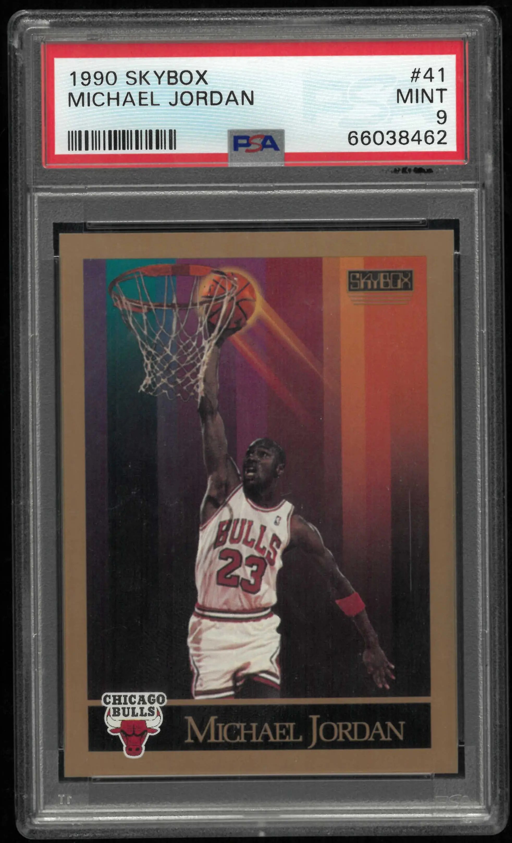 1990 Skybox Michael Jordan PSA 9 
