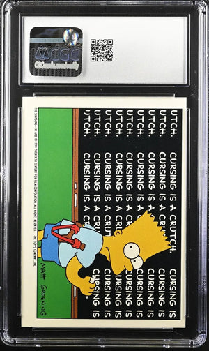 1990 Topps The Simpsons Stickers #17 I'm Going to Tell Mom and Dad! CGC 8.5 