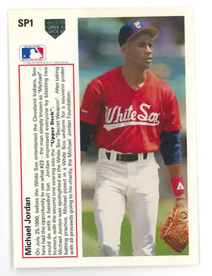 1990 Upper Deck Baseball Michael Jordan (A) 