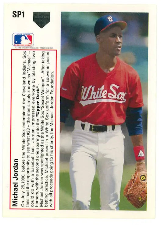 1990 Upper Deck Baseball Michael Jordan (B) 