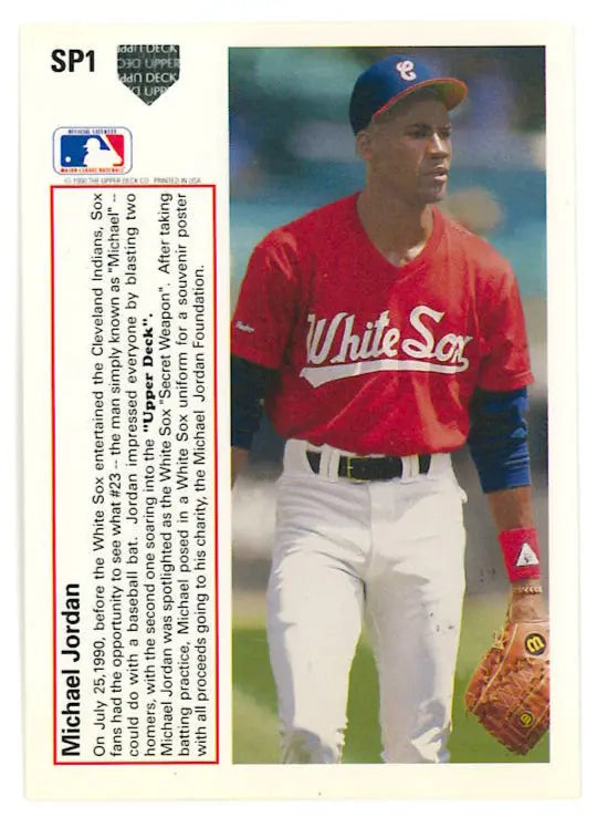 1990 Upper Deck Baseball Michael Jordan (C) 