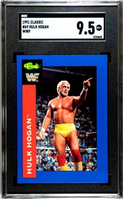 1991 Classic WWF Wrestling Hulk Hogan SGC 9.5 