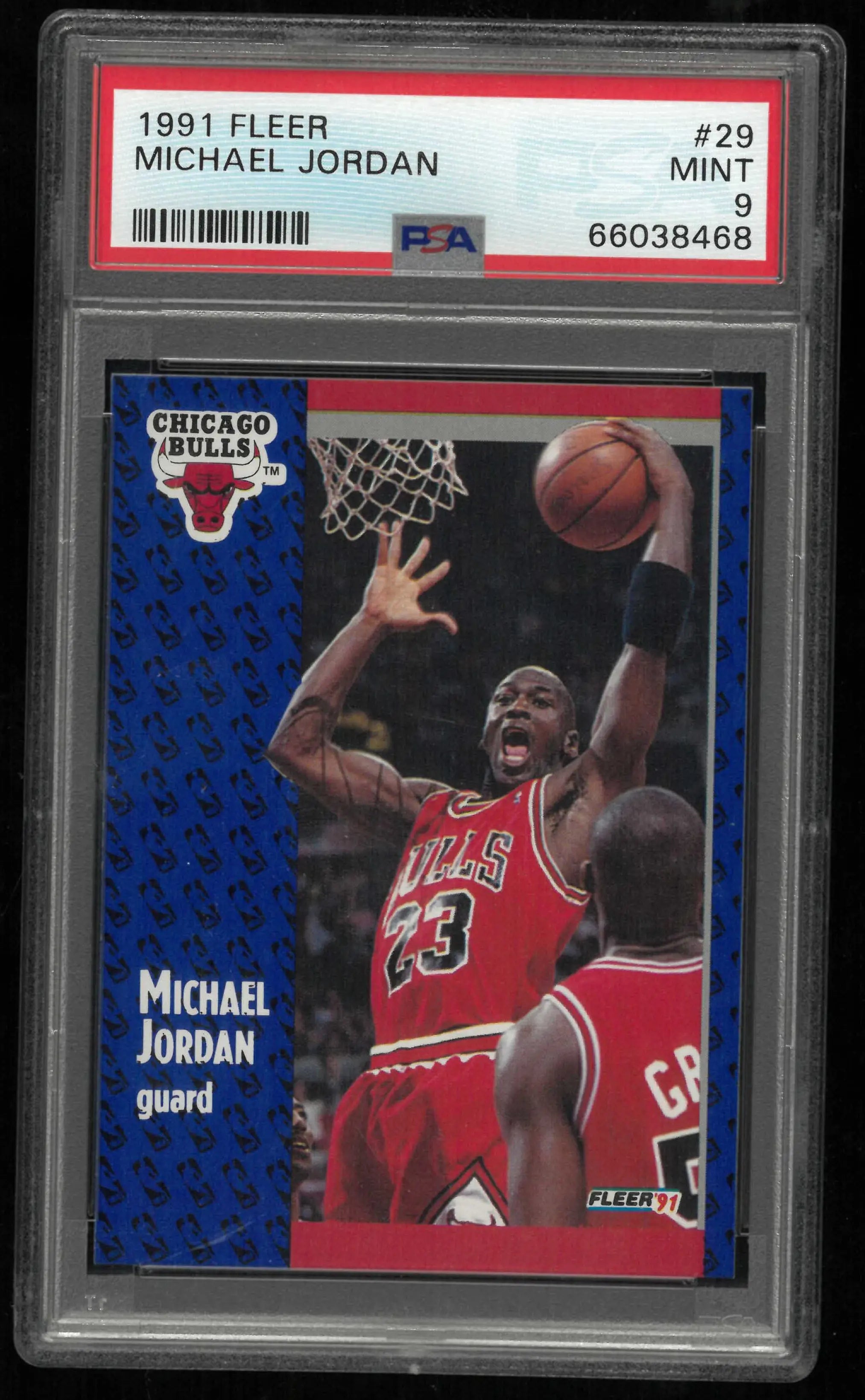 1991 Fleer Michael Jordan PSA 9 