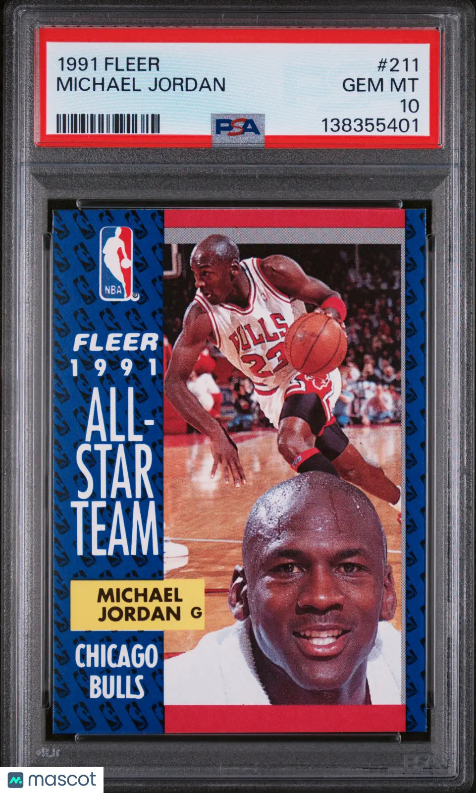 1991 Fleer Michael Jordan #211 PSA 10 