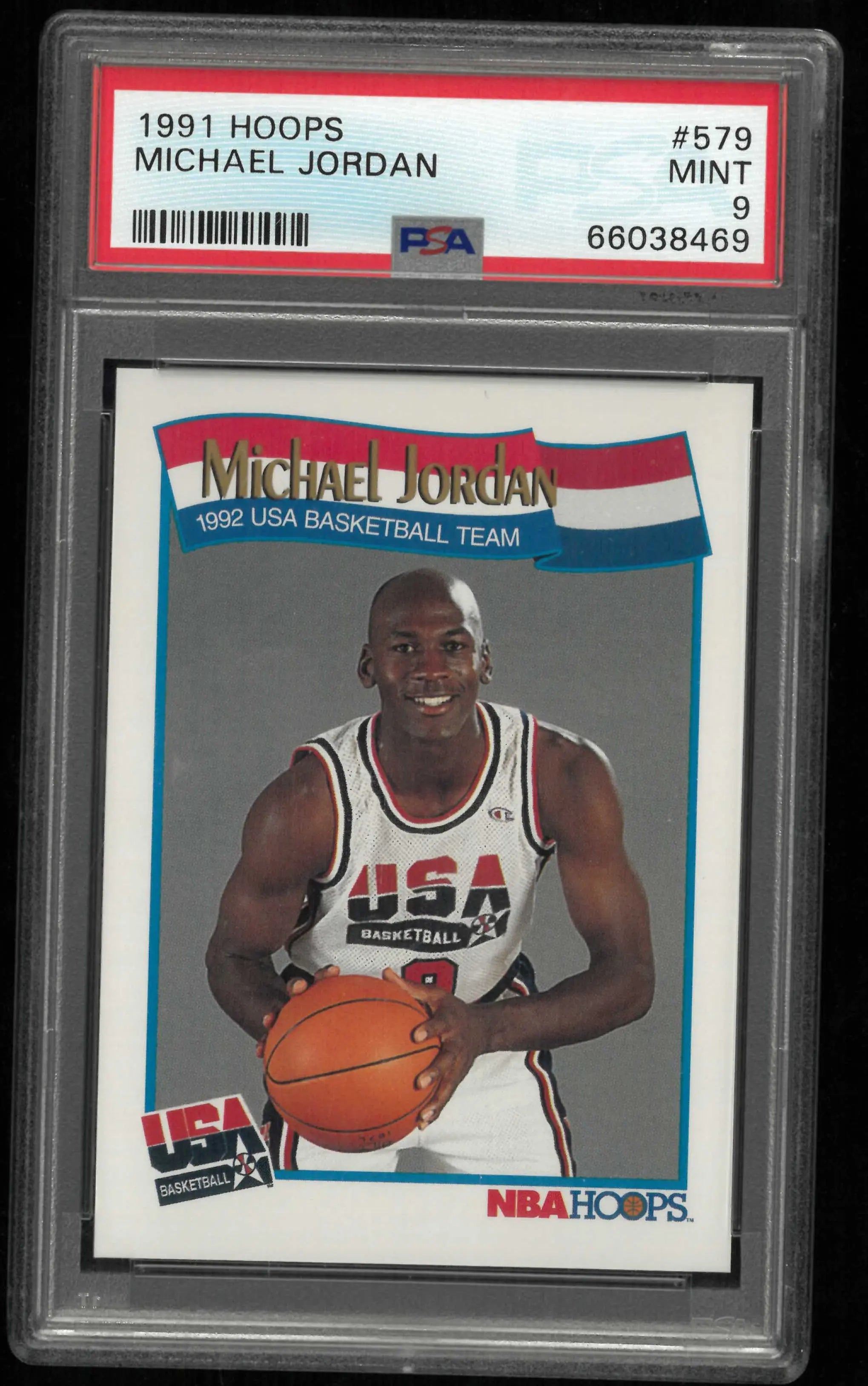 1991 Hoops Michael Jordan PSA 9 