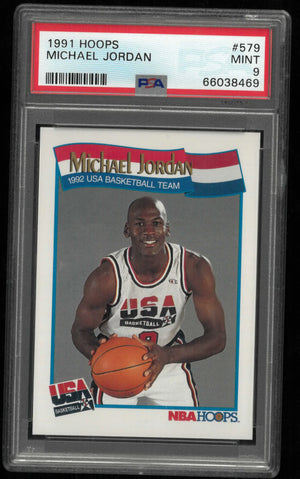 1991 Hoops Michael Jordan PSA 9 