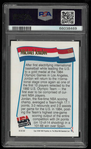 1991 Hoops Michael Jordan PSA 9 