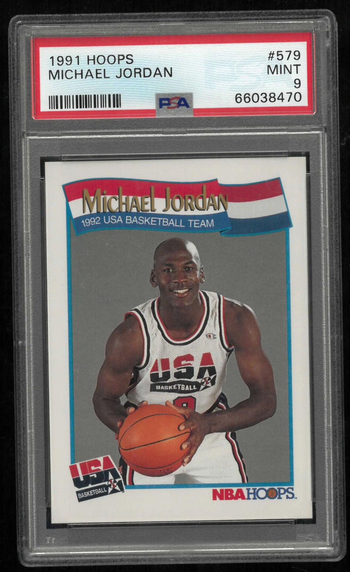 1991 Hoops Michael Jordan PSA 9 