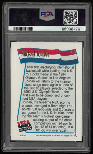 1991 Hoops Michael Jordan PSA 9 